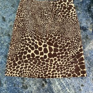 Trina Turk Giraffe Print Women's Skirt 6